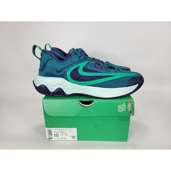 Nike Other - Nike Giannis Immortality 3 Shoes Sneakers Mens 10 Teal Green Purple DZ7533-301